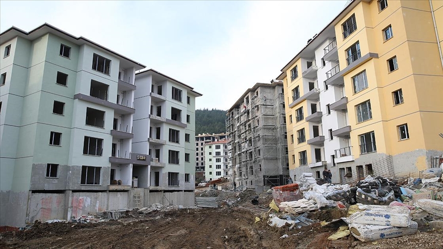 Belen'de deprem konutlarının inşasının yüzde 65'i tamamlandı