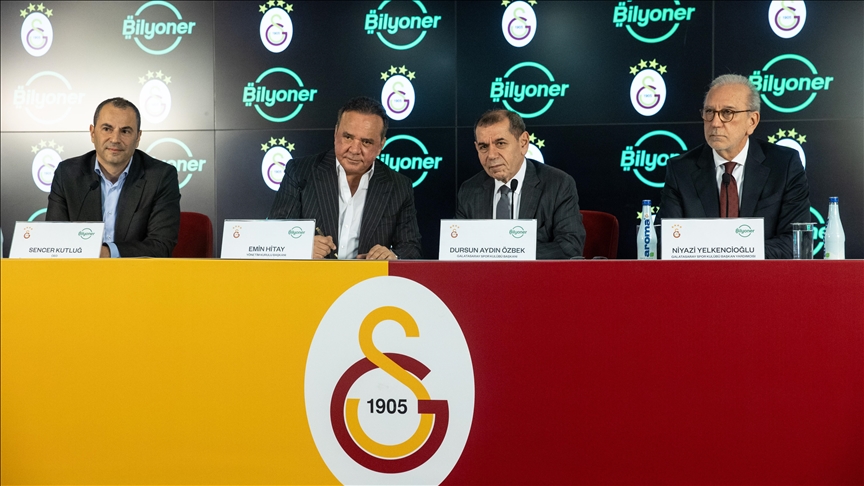 Galatasaray'ın Bilyoner ile sponsorluk anlaşması