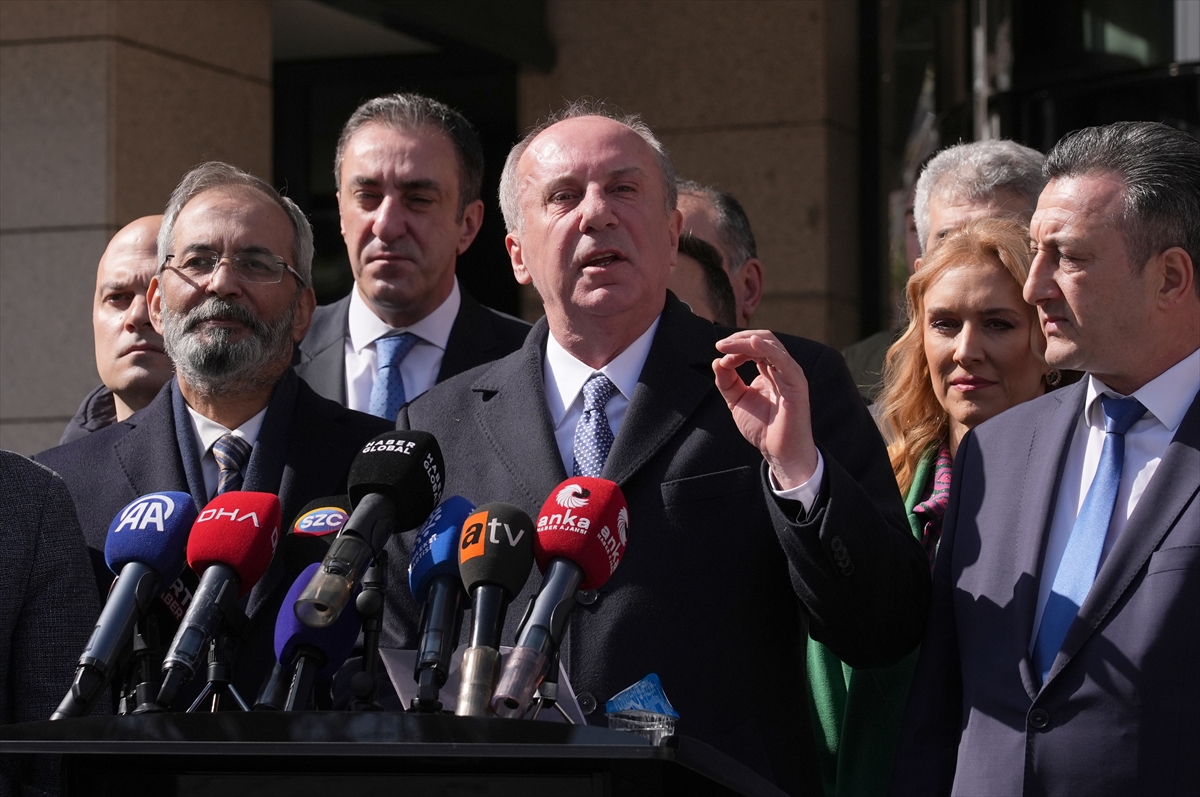Muharrem İnce YSK önünde açıklama yaptı