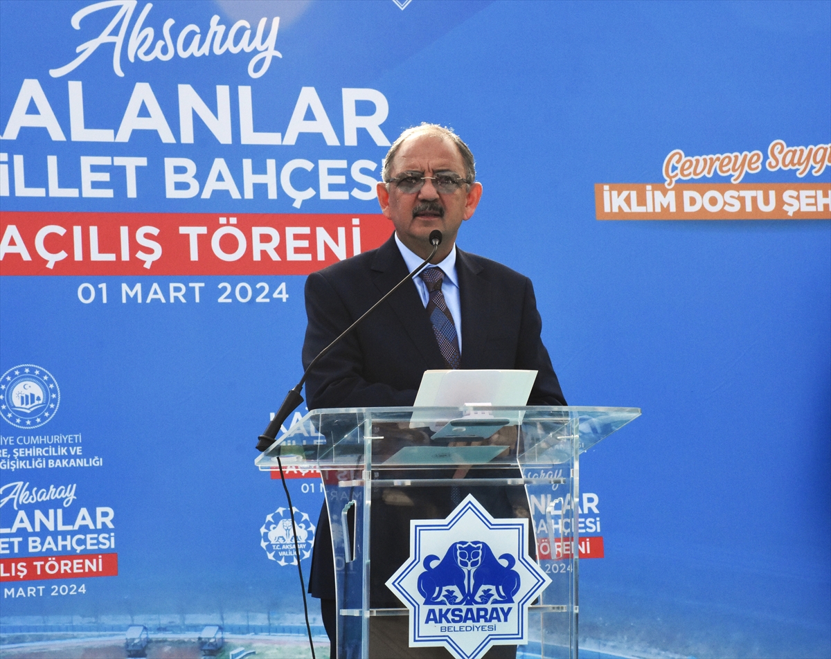 Bakan Özhaseki Aksaray'da konuştu