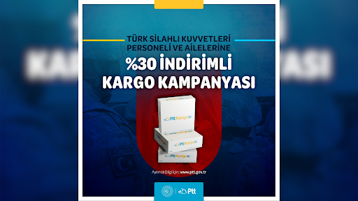 PTT'den TSK personeline kargo indirimi