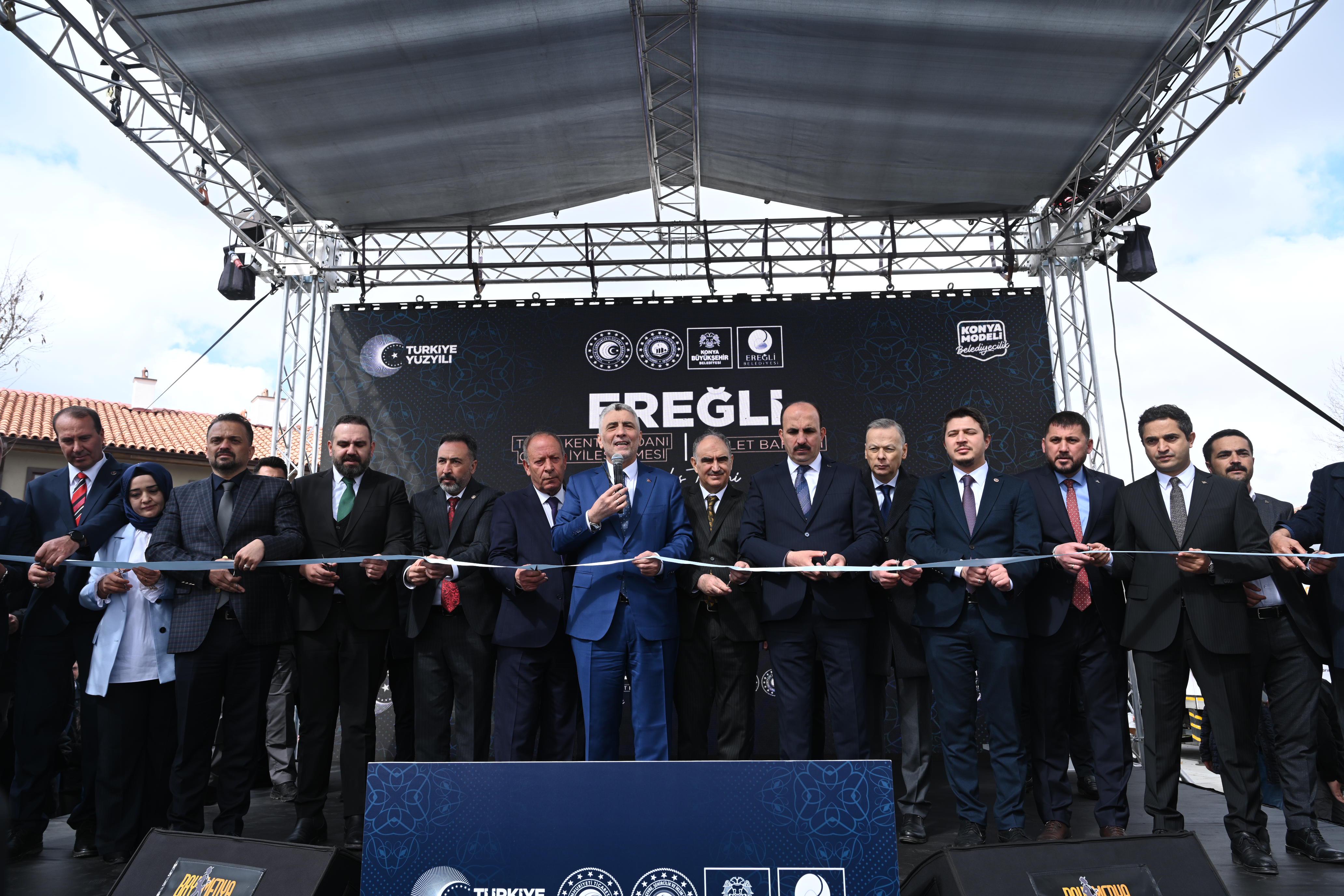 Ereğli'de Millet Bahçesi açıldı