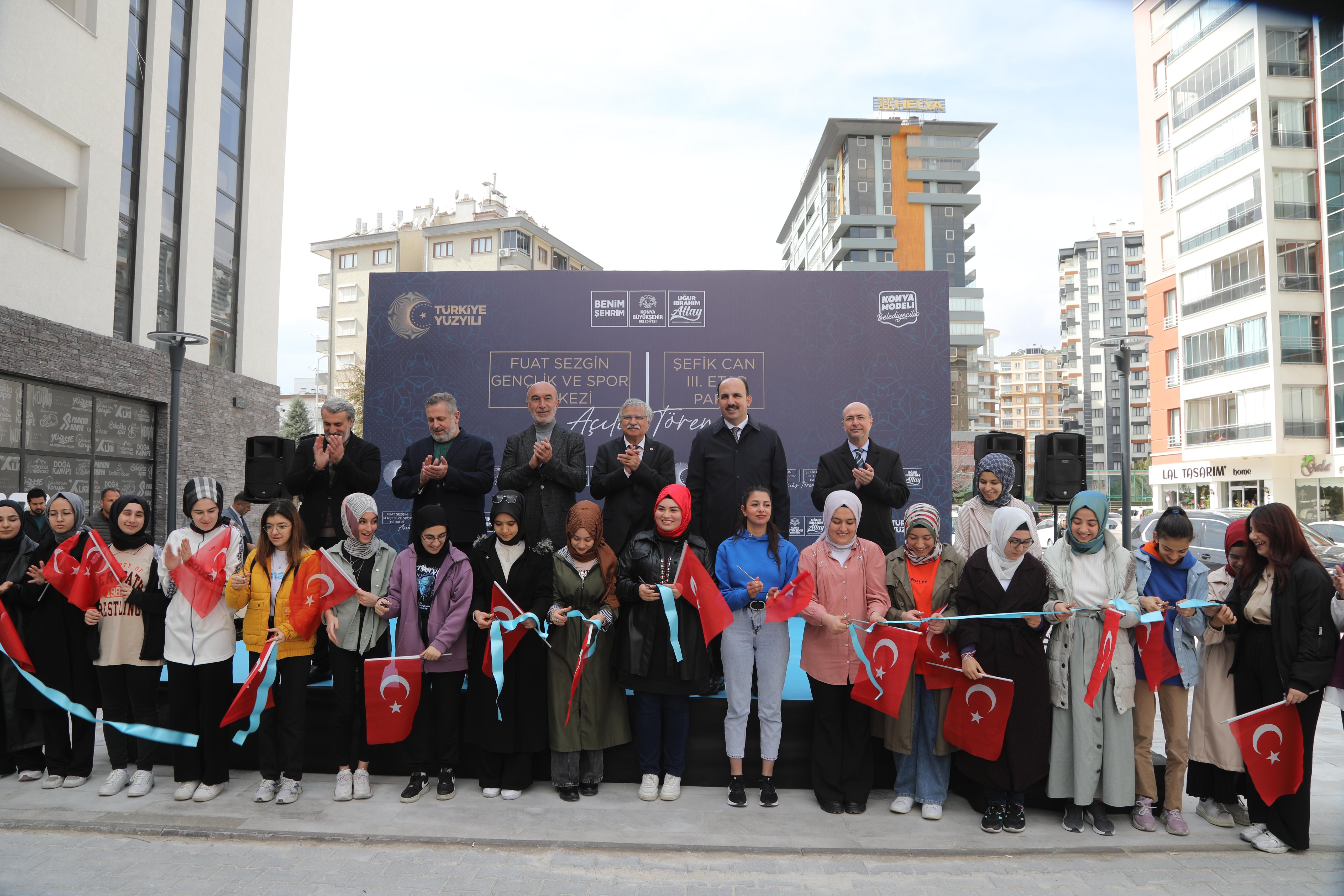 Konya'da 2 tesisin açılışı yapıldı