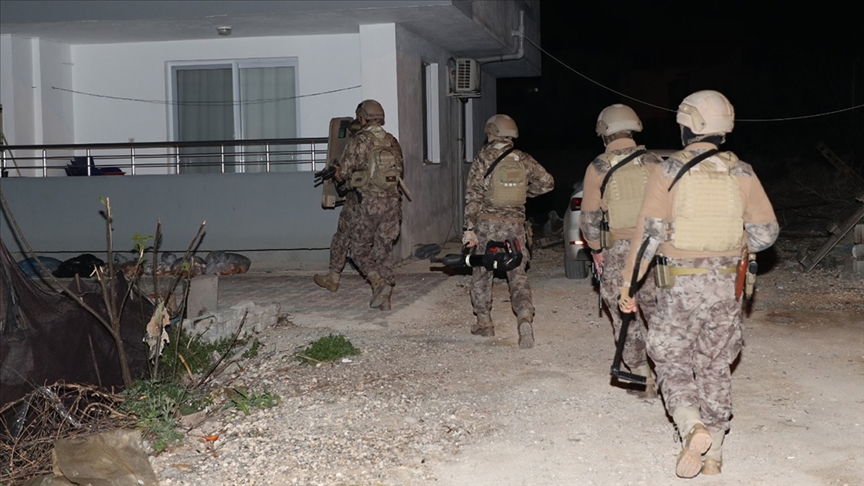 Mersin'de terör örgütü operasyonu