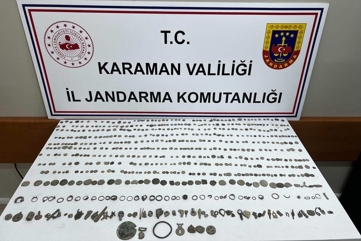 Karaman'da tarihi eser operasyonu