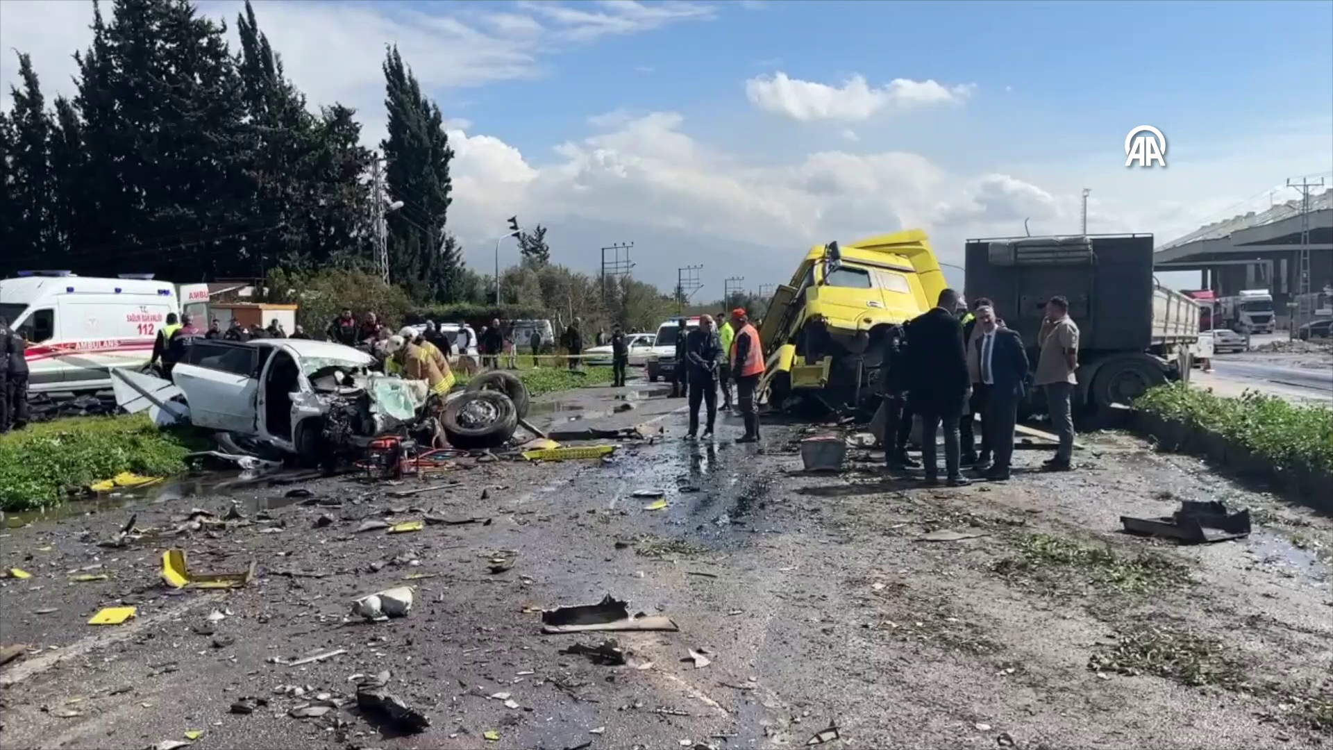Hatay'da katliam gibi kaza !
