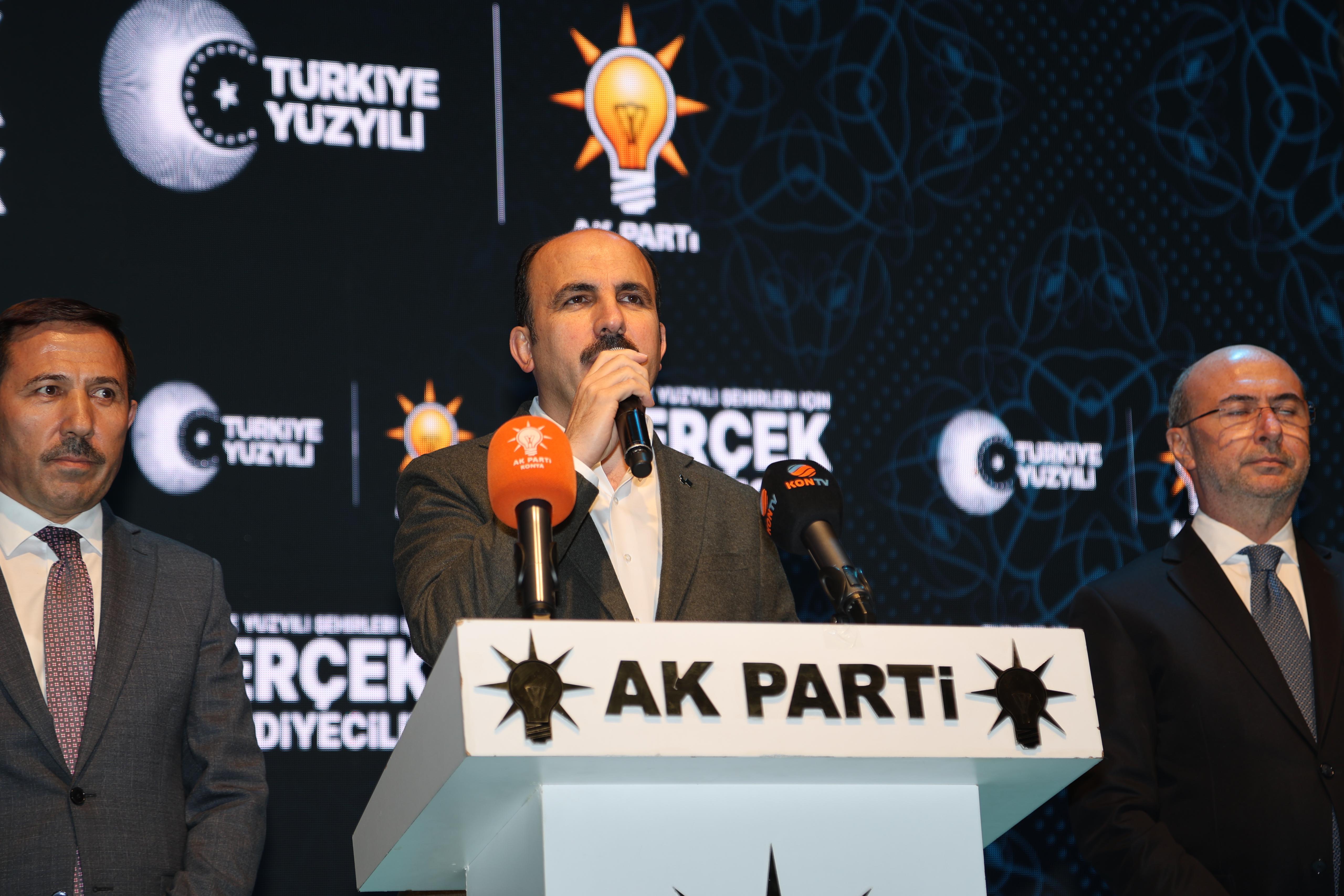 " 5 yıl daha Konya'ya hizmet edeceğiz"