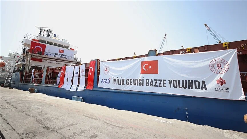 42 bin ton yardım gönderildi