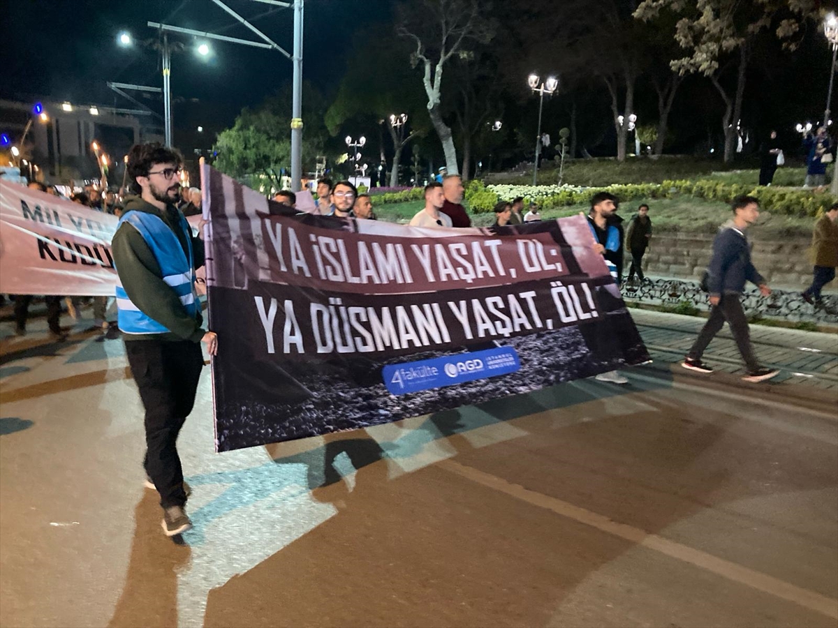 "Büyük Kudüs Yürüyüşü" düzenlendi