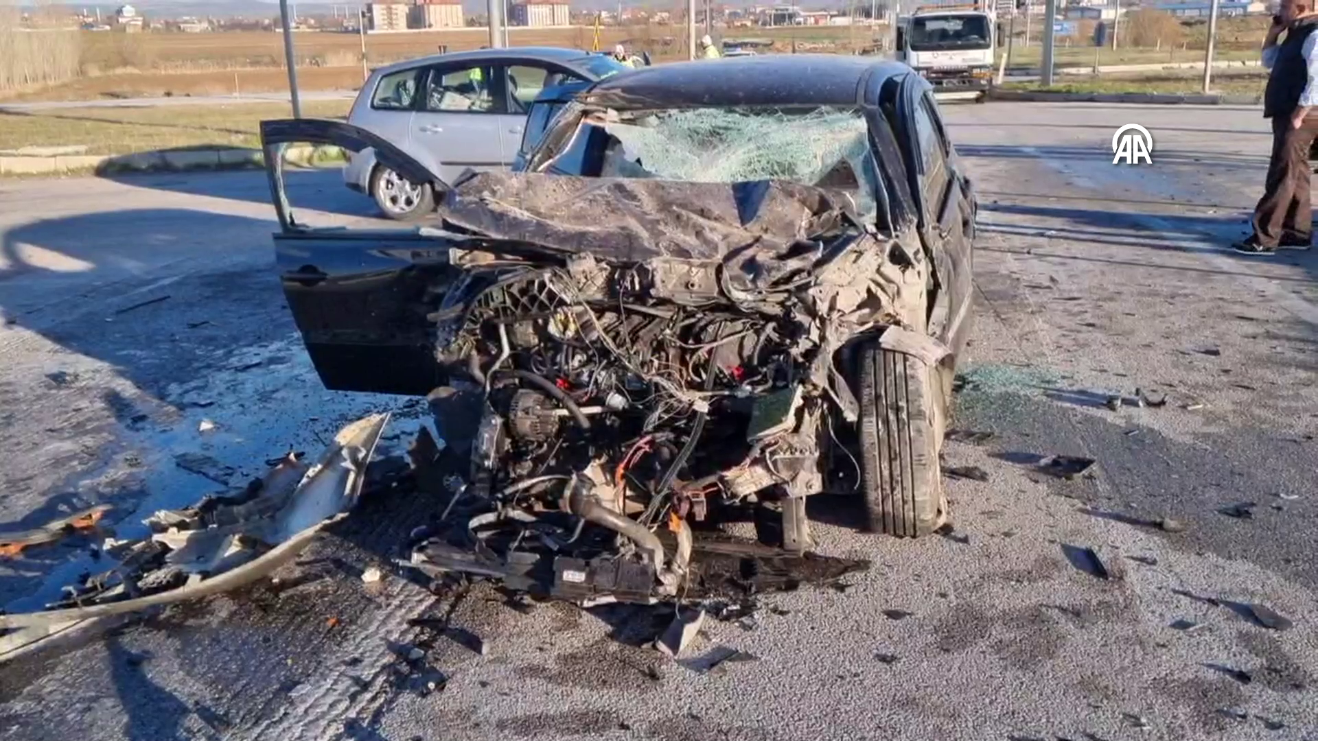 Çorum'da trafik kazası: 9 yaralı
