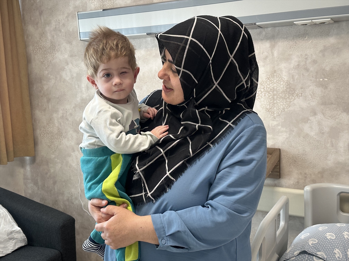 Miraç bebek Konya'da sağlığına kavuştu