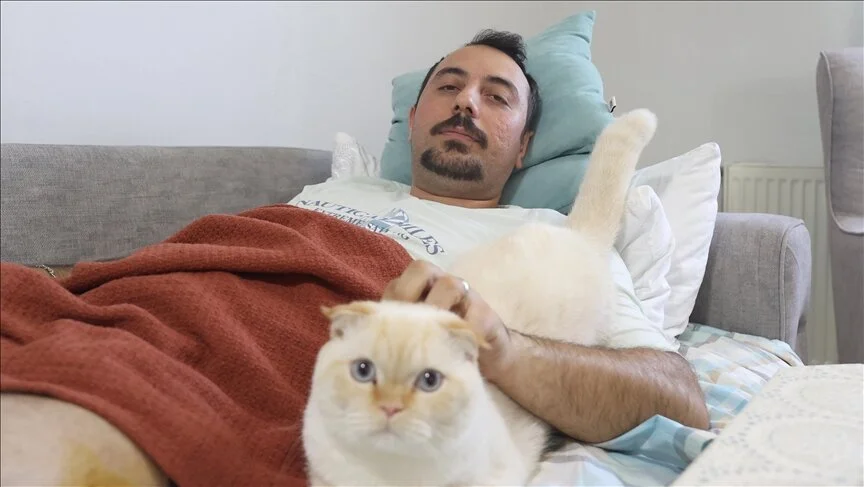 Pitbullun saldırısına uğradı