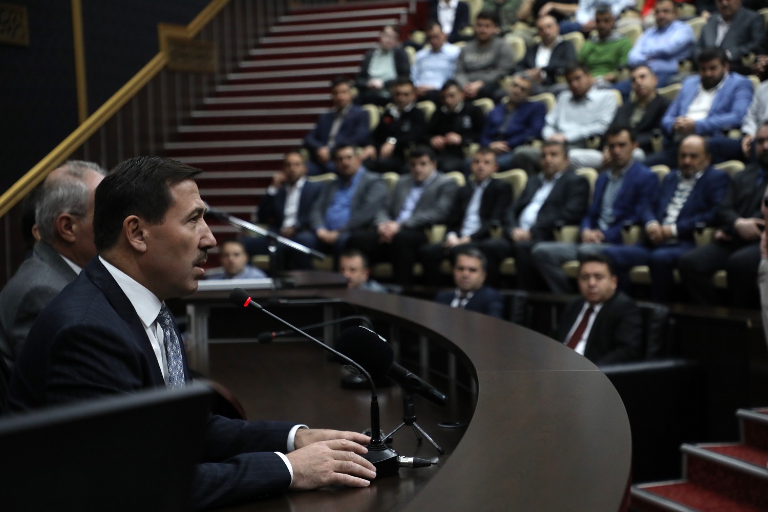 Kılca personeliyle bayramlaştı