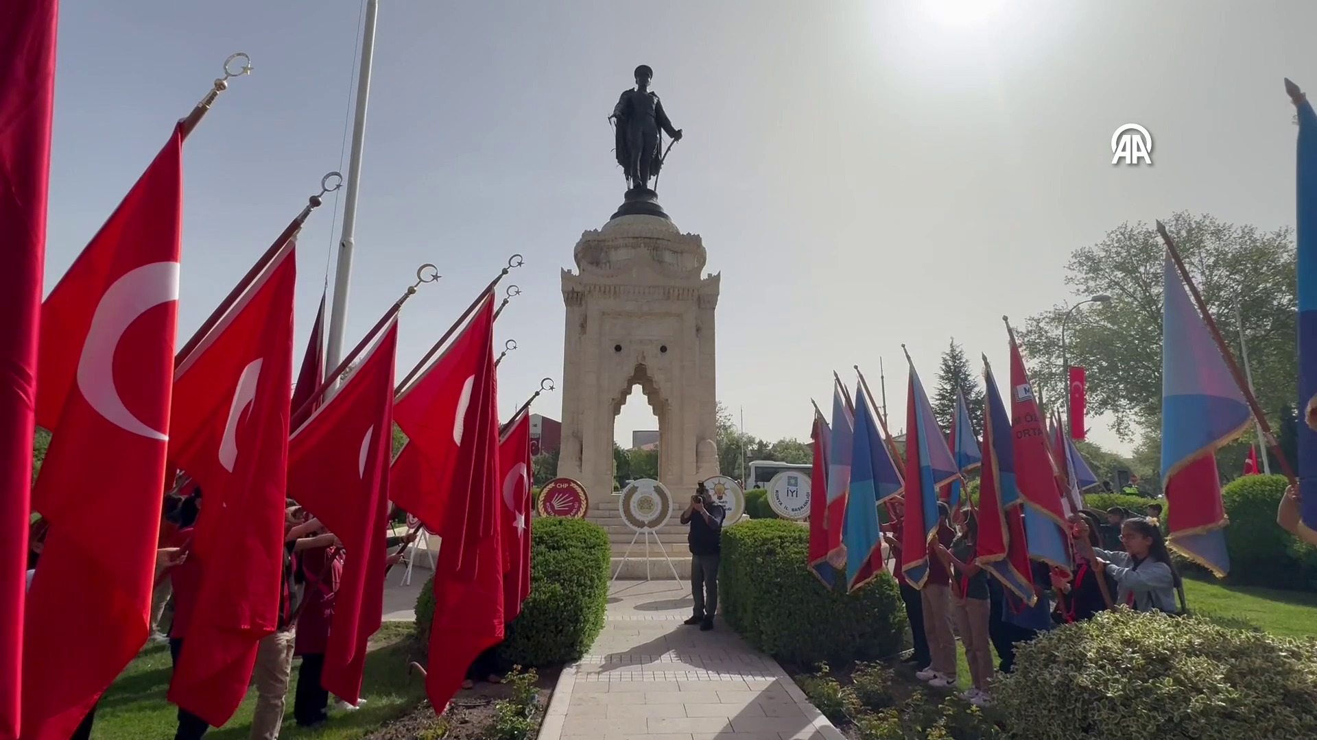 Konya'da 23 Nisan coşkusu