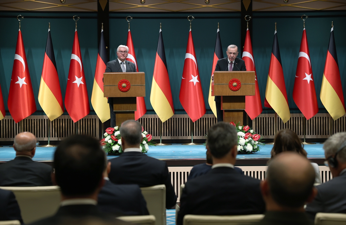 Erdoğan-Steinmeier ortak basın toplantısı