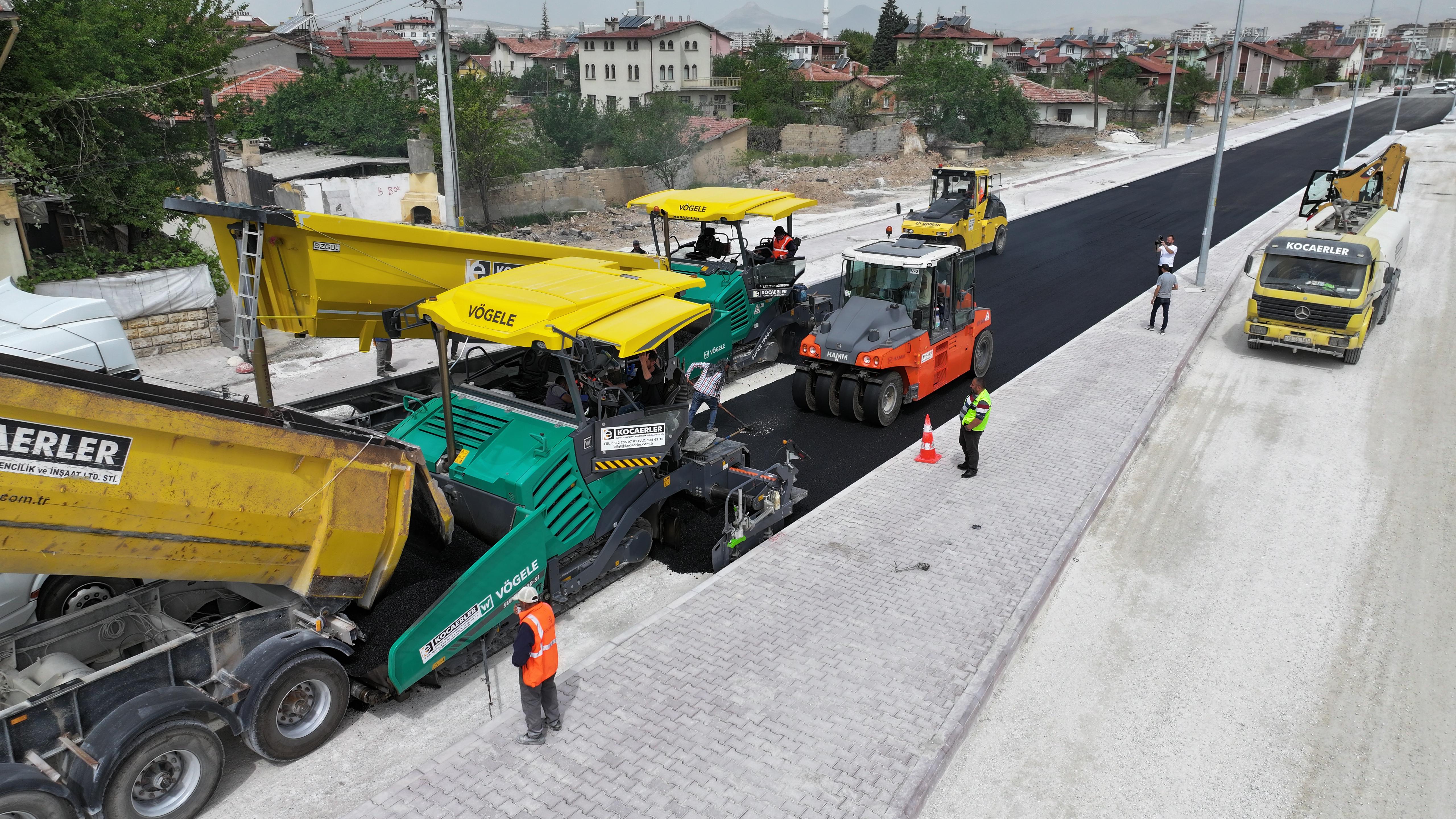 Bir cadde daha hizmete açılıyor