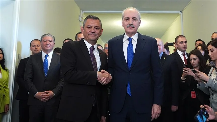 Kurtulmuş Özgür Özel'le görüştü