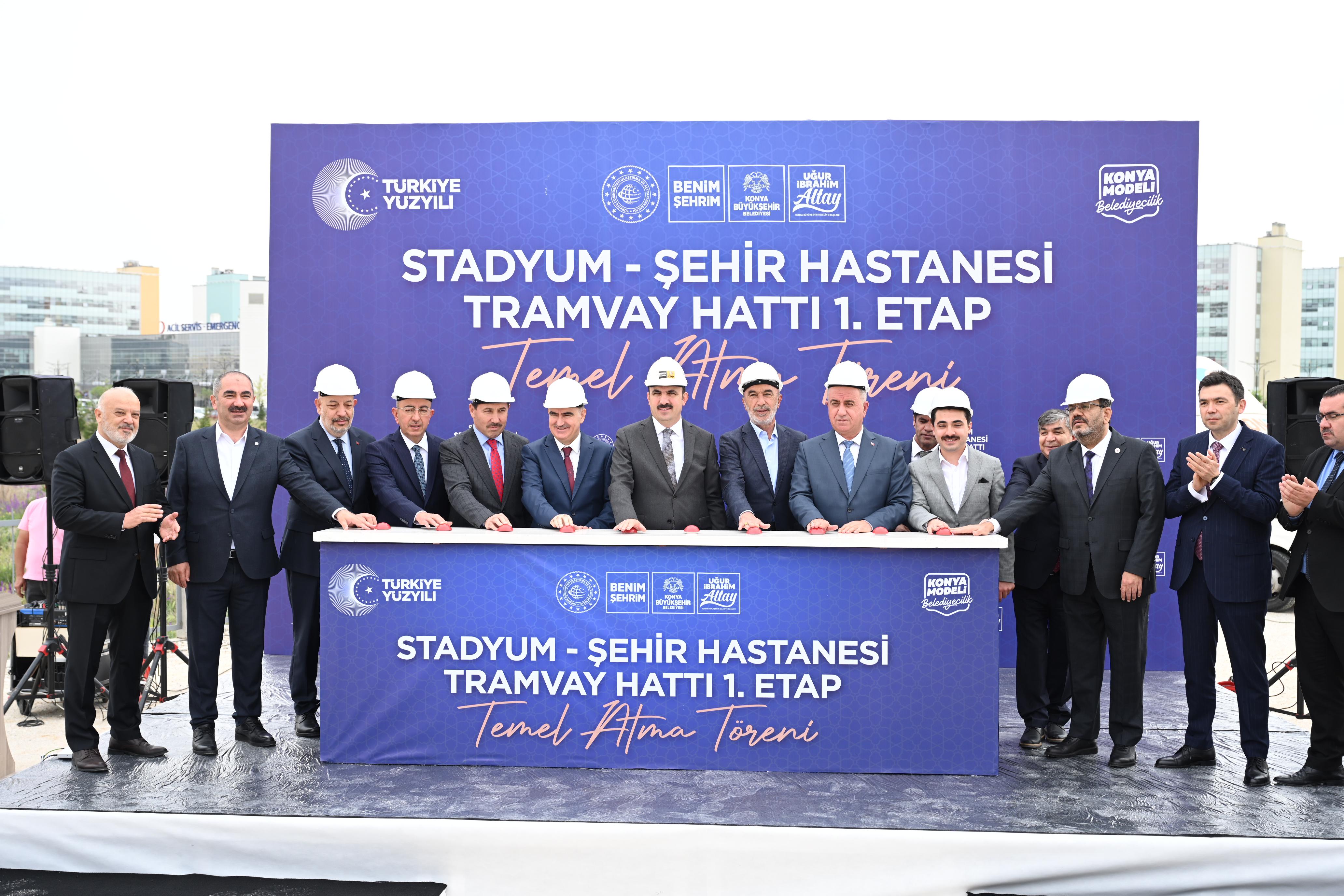 Birinci etabın temeli atıldı