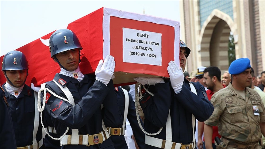 Şırnak şehitlerine veda
