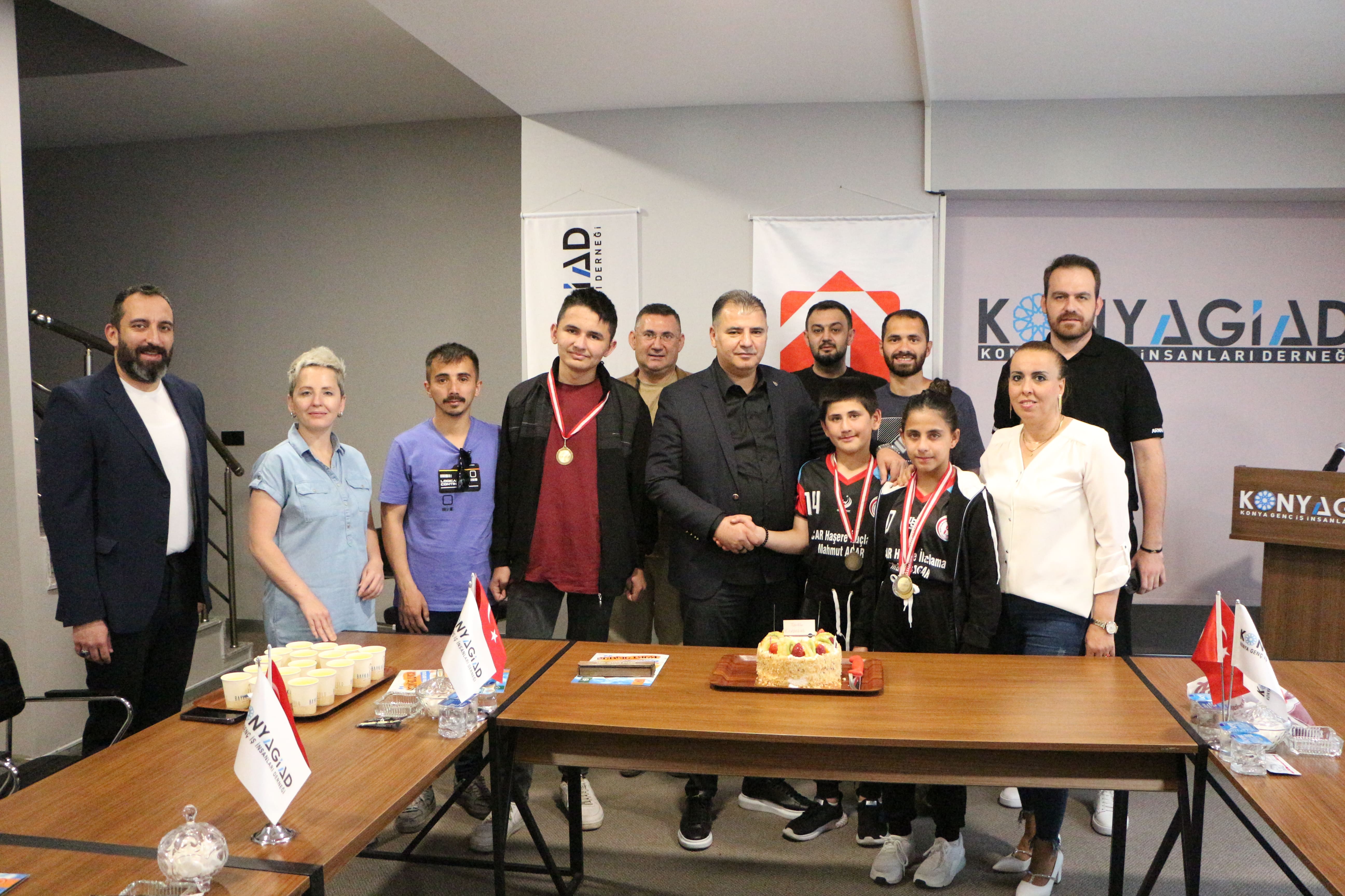 KONYAGİAD Giresunlu sporcuları misafir etti