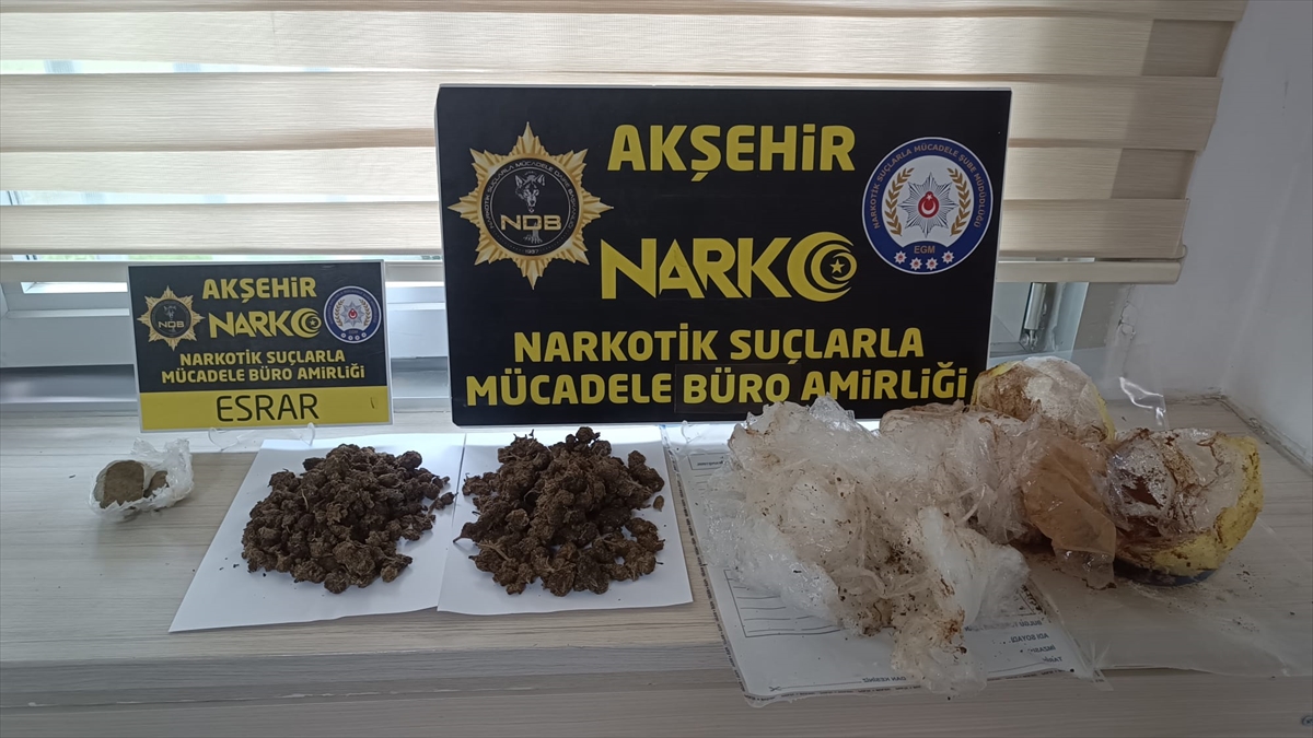 Konya'da uyuşturucu operasyonu
