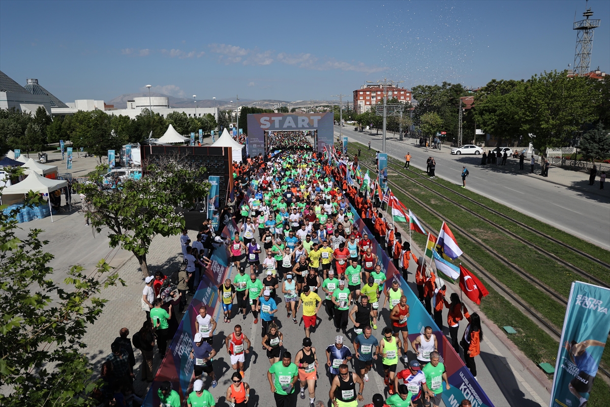 Konya maratonunda Kenyalılar birinci oldu