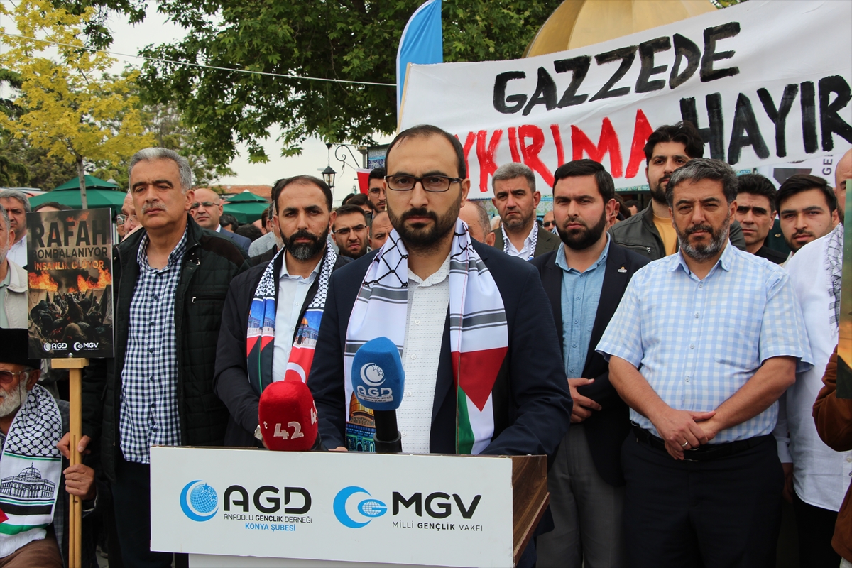 Protesto sesleri Konya'dan yükseldi