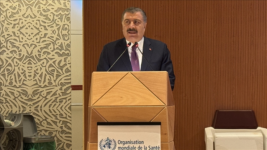 Bakan Koca Dünya Sağlık Asamblesi'nde Gazze'den bahsetti
