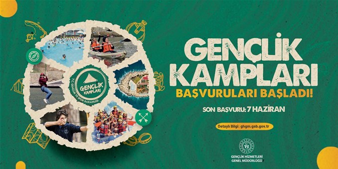 Gençlik kampına başvurular için son bir hafta