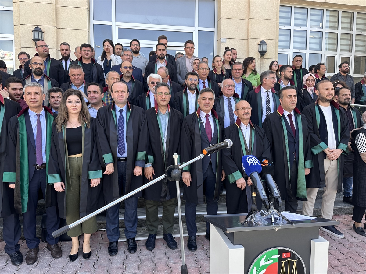 Konyalı avukatlardan İsrail protestosu