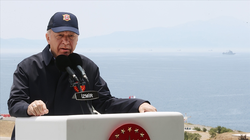 Erdoğan, Efes-2024 Tatbikatı'na katıldı