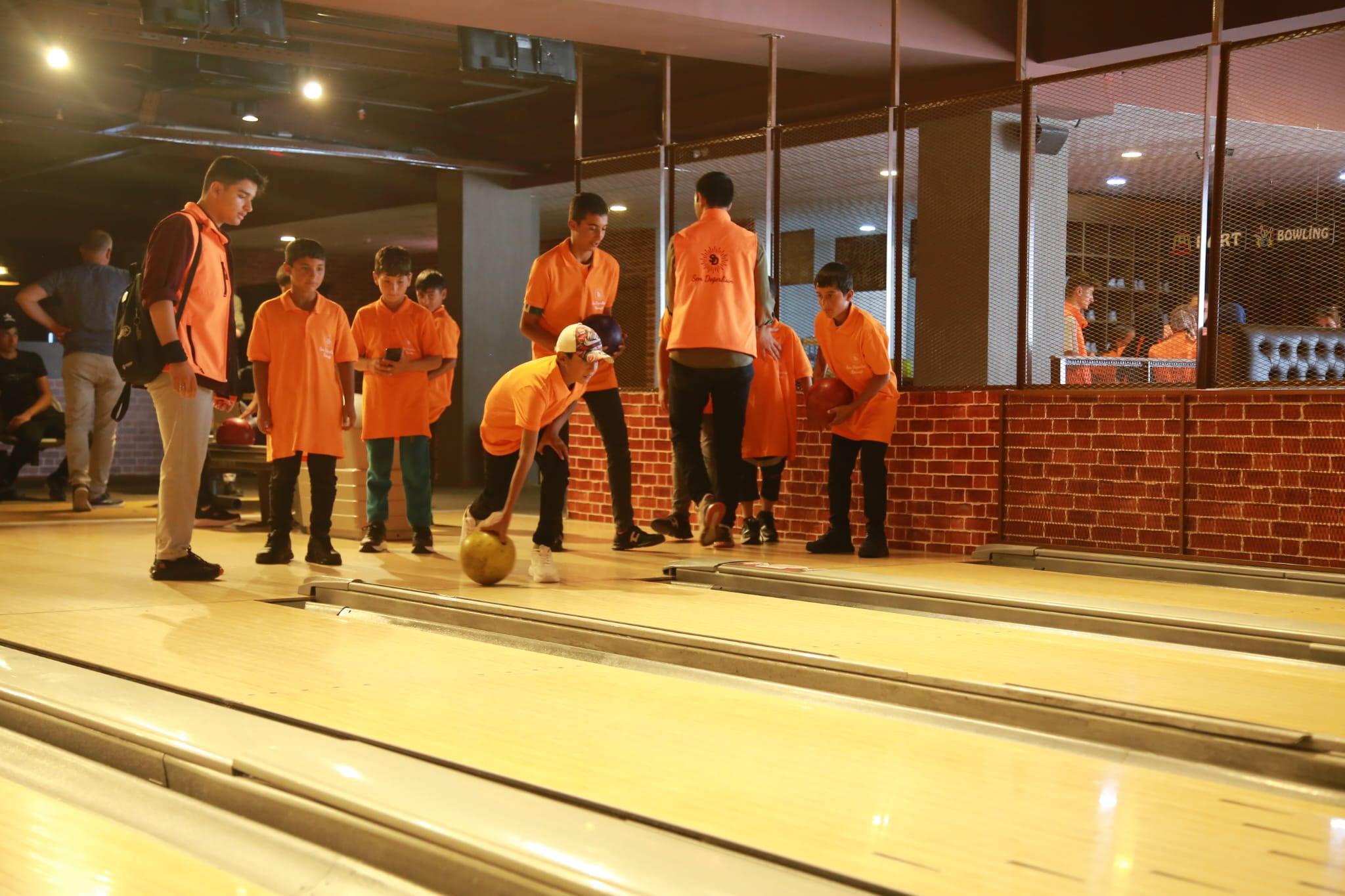 Hayatlarında ilk kez bowling oynadılar