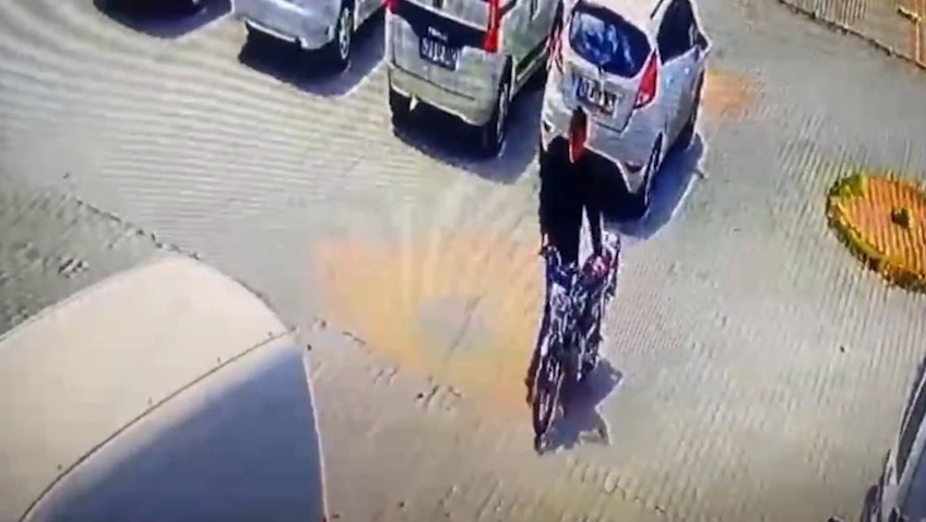 Motosiklet faresi yakalandı