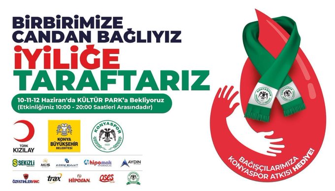 Konyaspor'dan kan bağışı kampanyası