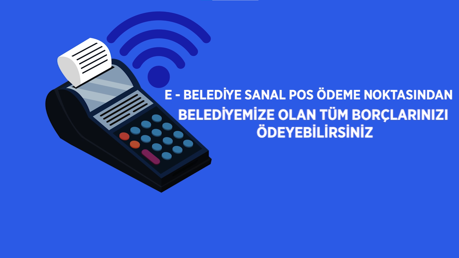 Çumra Belediyesi'nde sanal pos ödeme sistemi