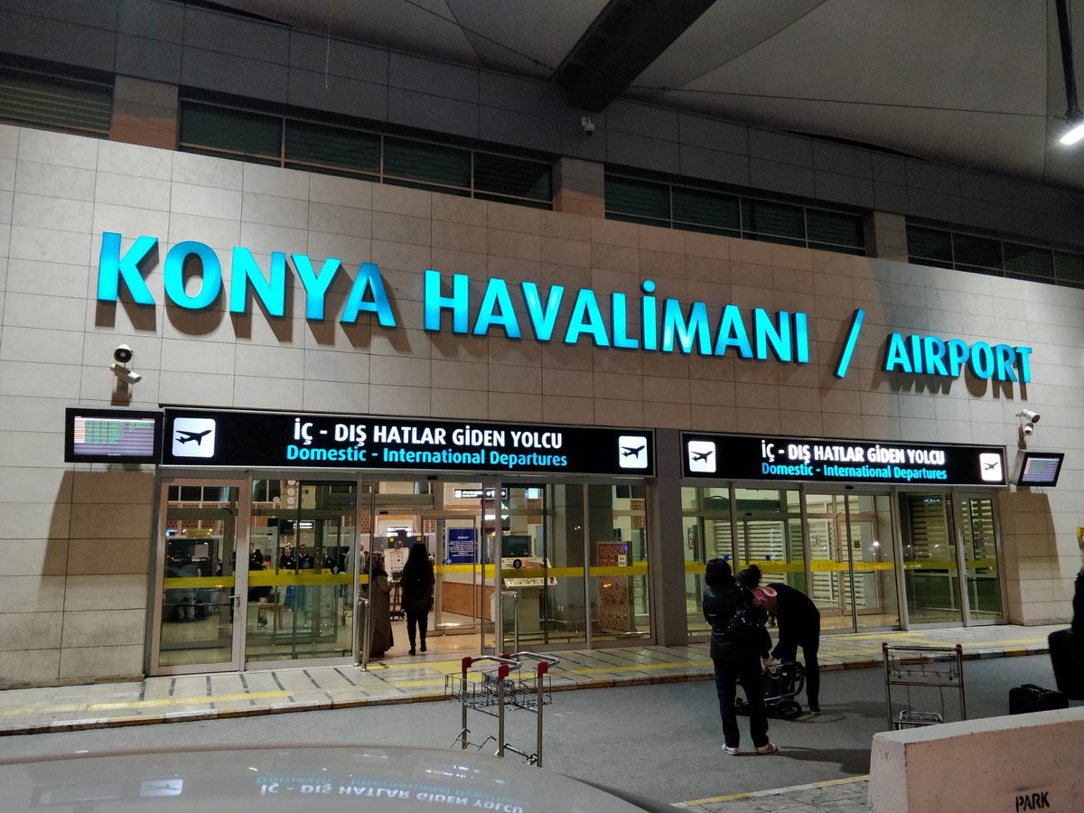 Konya Havalimanı 77 bin yolcuya hizmet verdi