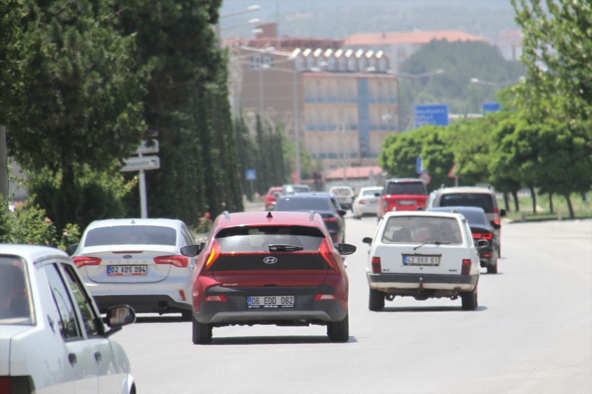 Konya-Antalya kara yolunda yoğunluk