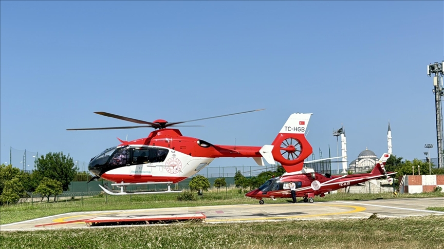 Hava ambulansları bayramda da durmadı