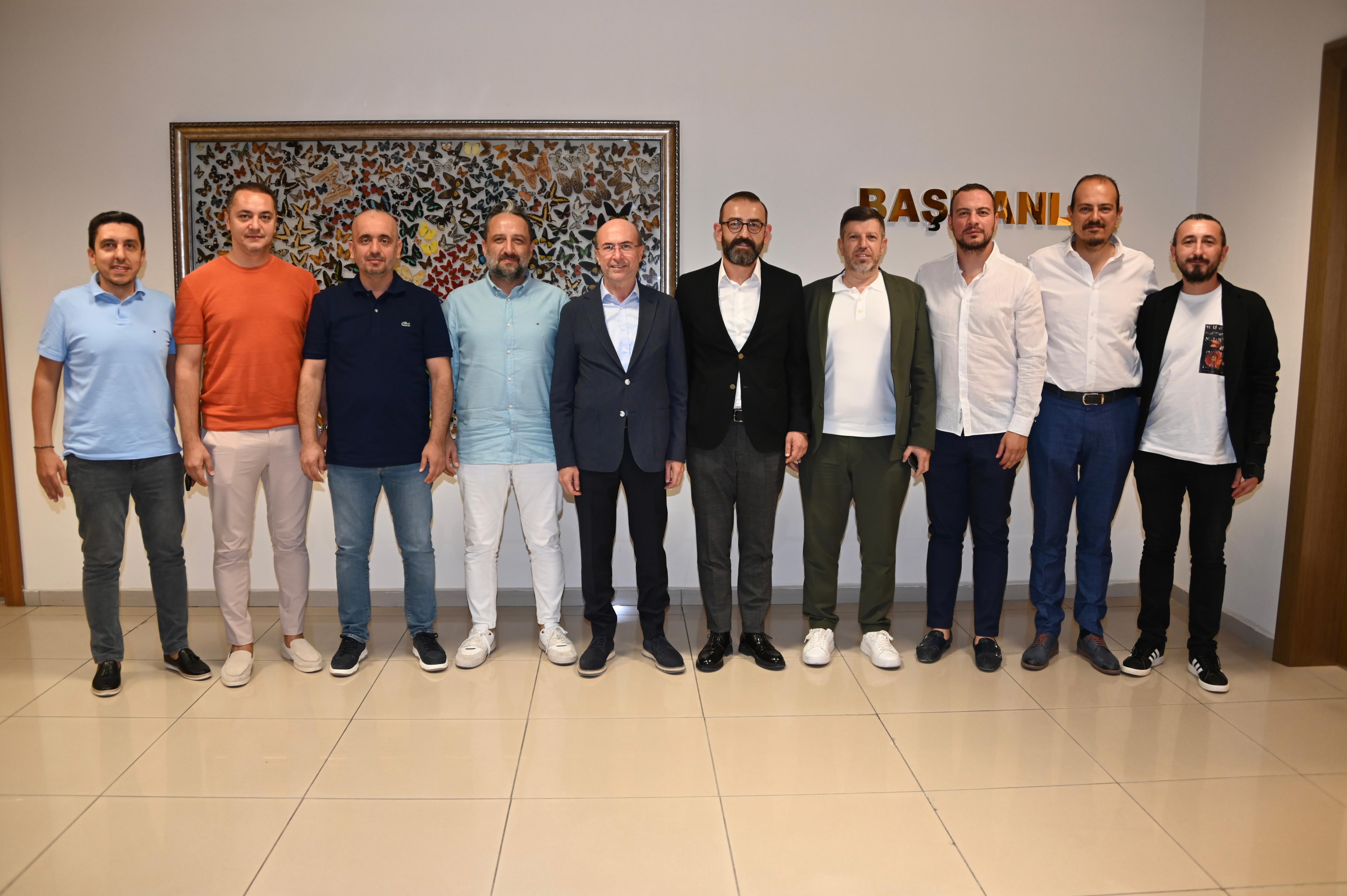 Konya Galatasaraylılar Derneği'nden Pekyatırmacı'ya ziyaret