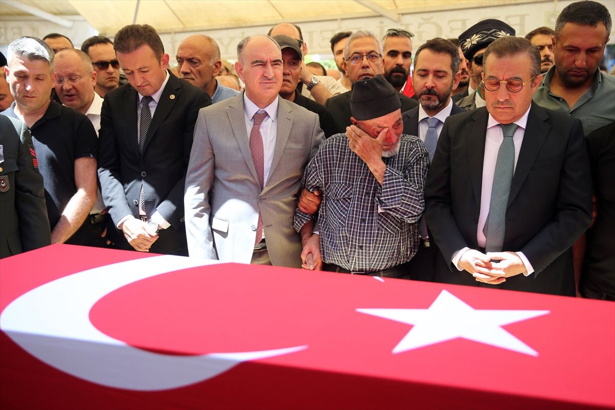 Şehidimize acı veda