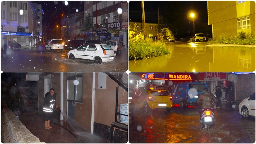 Kars'ta su baskınları, Ağrı'da sel