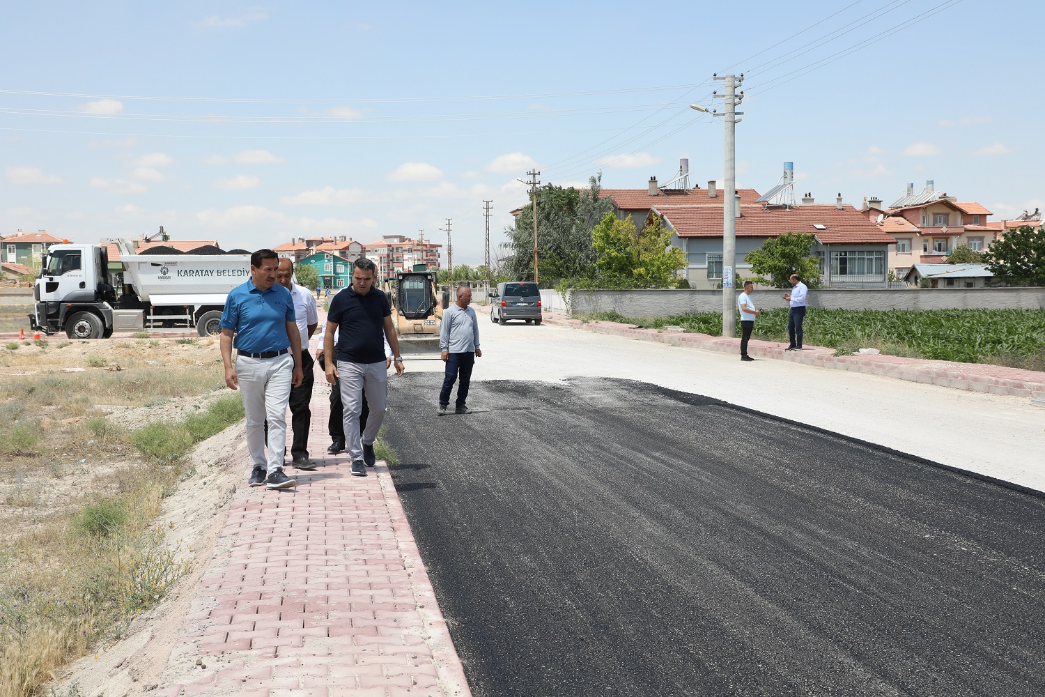 Asfalt çalışmaları sürüyor