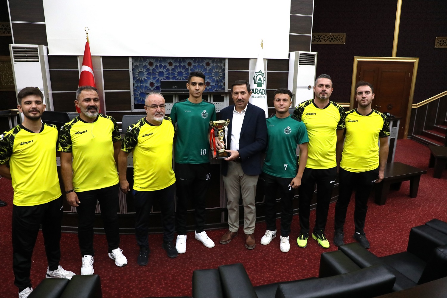 Başkan Kılca şampiyonlarla buluştu