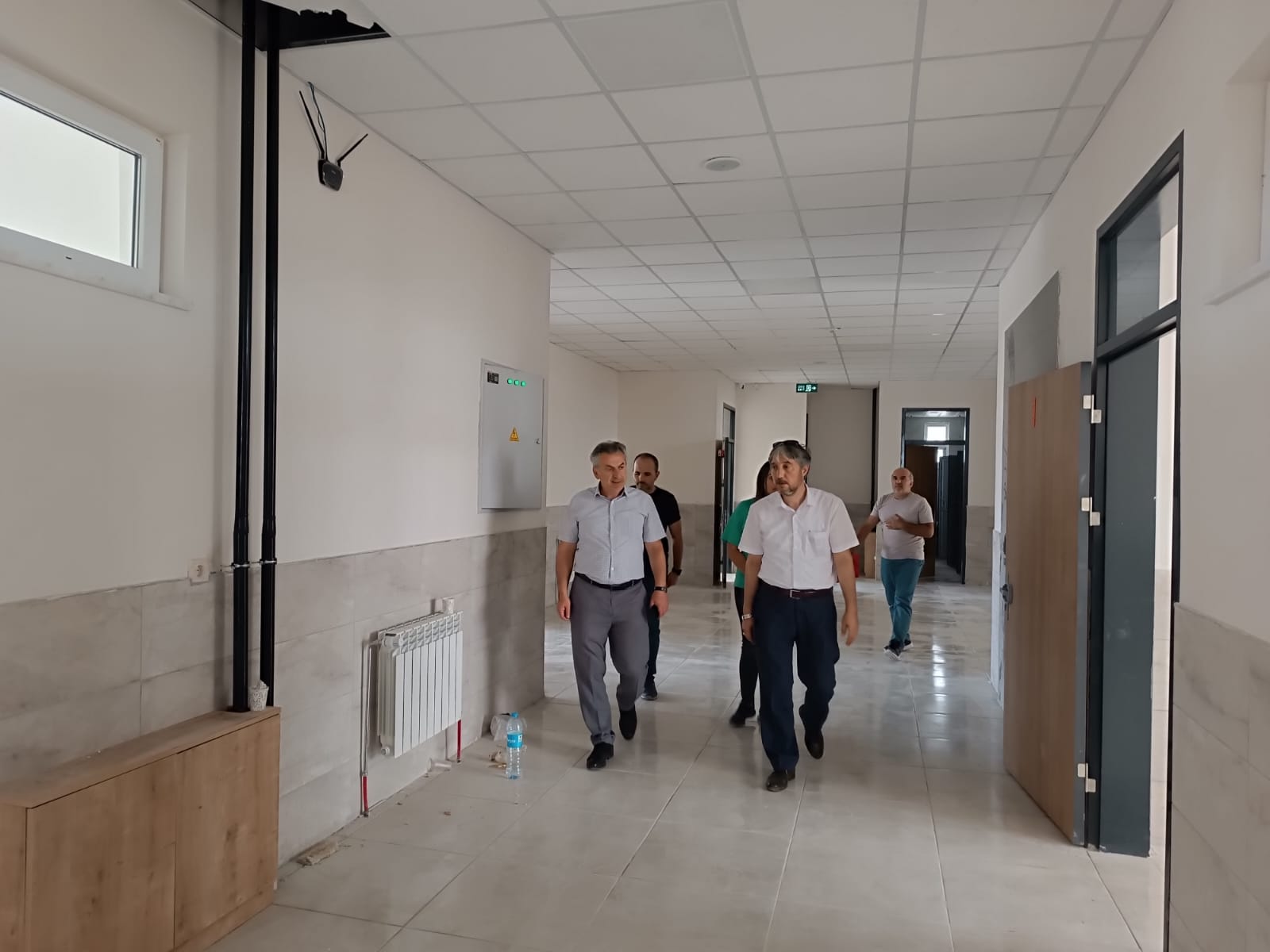 Müdür Yiğit okul inşaatlarını inceledi