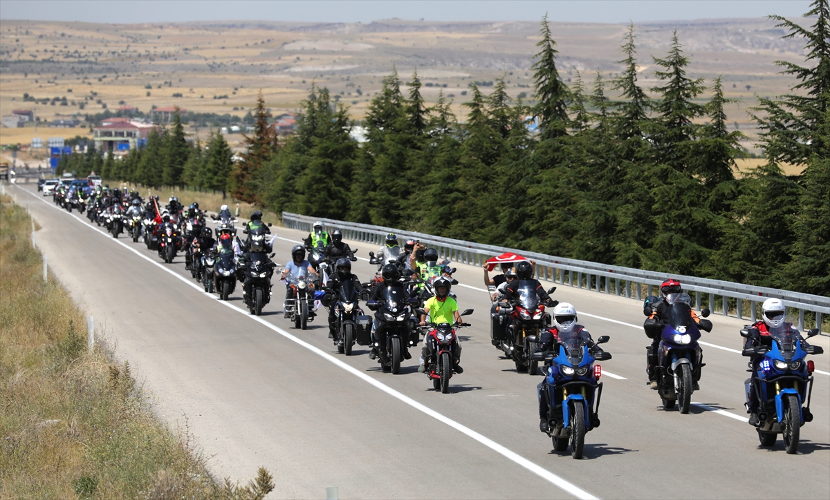 Motosiklet tutkunları Ihlara'da buluştu