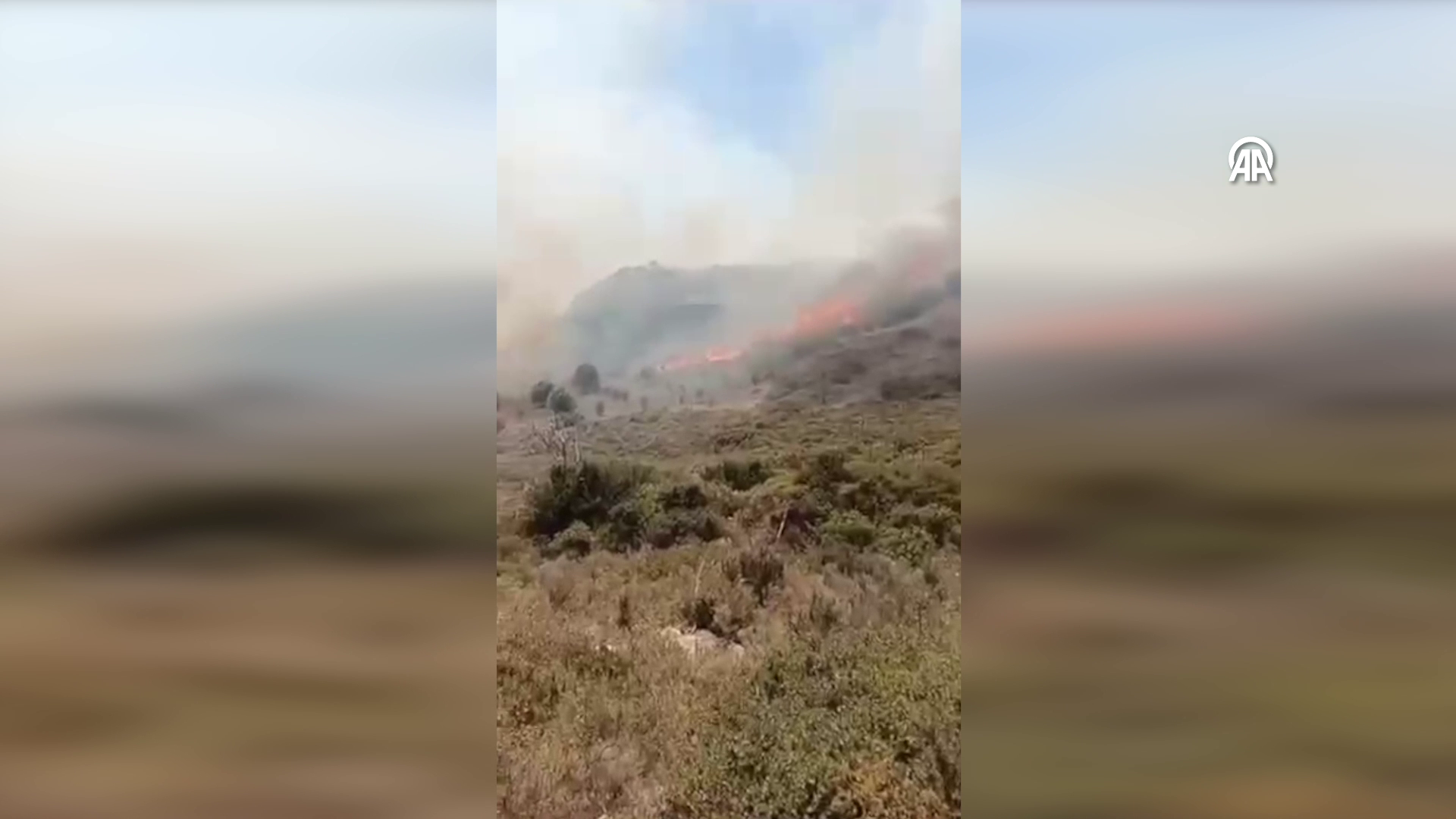 Geride çektiği video kaldı