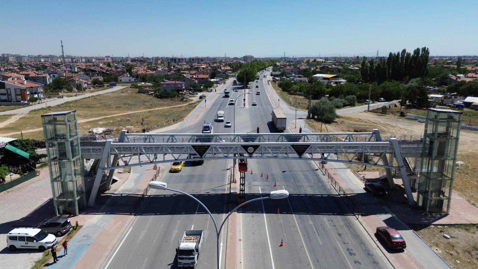 Konya'daki köprülerde çalışma yapılıyor