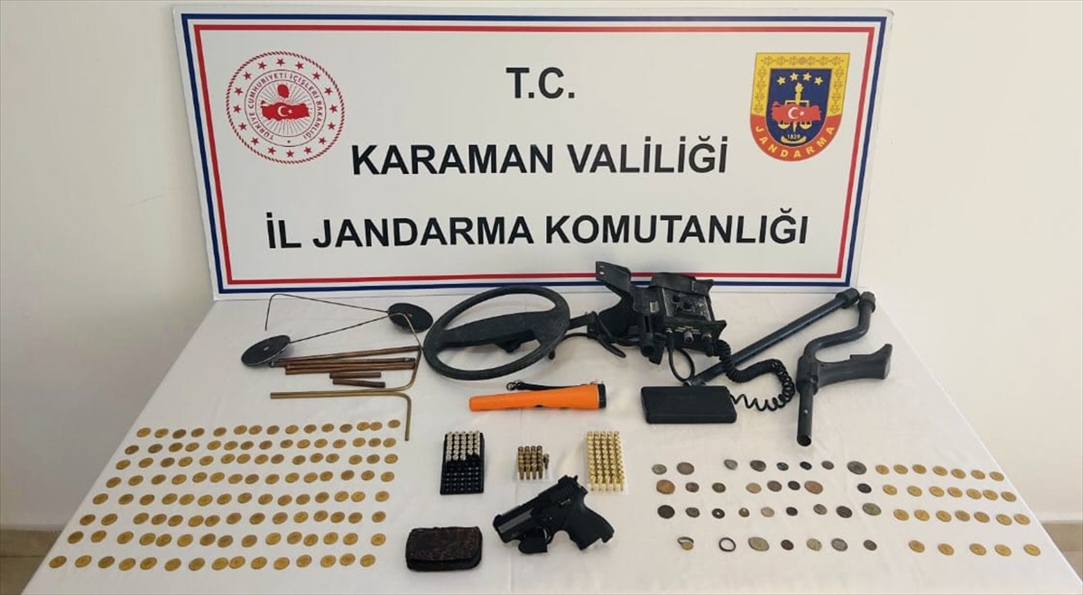 Karaman'da tarihi eser operasyonu