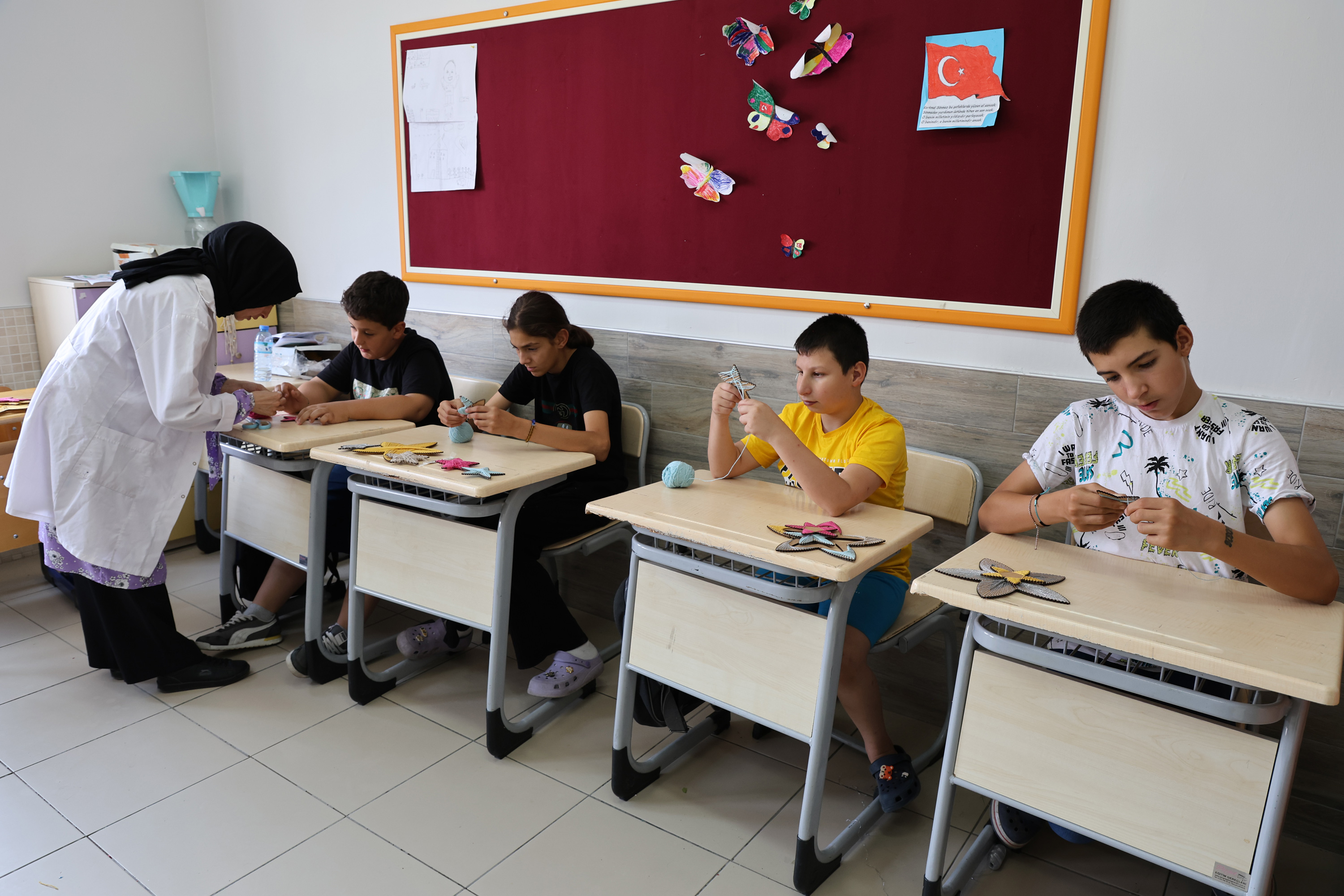 Özel öğrenciler burada yeteneklerini keşfediyor