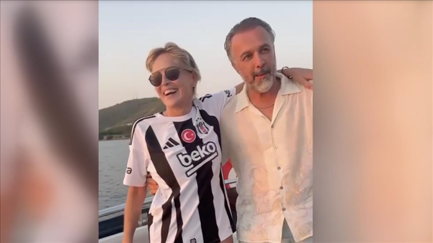 Sharon Stone Bodrum'da